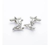 New Skier Skiing Winter Sports Cufflinks Cuff Links