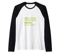 New Skin Coming Soon Please Stand By Sunburn Raglan Baseball Tee