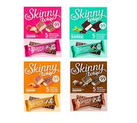 New Skinny Whip Snack Bars Less Than 99 Calories 5 Variations Multi-Pack 4 Boxes