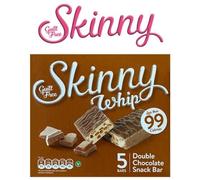 New Skinny Whip Snack bars less than 99 Calories 5 Variations Multi-Pack (Double Chocolate, 4 Boxes)