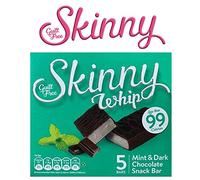New Skinny Whip Snack Bars Less Than 99 Calories 5 Variations Multi-Pack (Mint & Dark Chocolate, 1 Box)