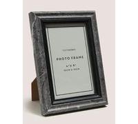 New Sl lack With Its Striking Marble Effect Photo Frame Showcase Your Cherished Moments, Perfect For Bringing A Touch Of Luxury To Any Room. - Dimensions: 4" x 6".