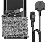 New Slim 65W USB C Laptop Charger for HP Spectre X360, Envy X360, EliteBook, Chromebook, Elite X2, ZBook, Pavilion, notebook Type C AC Adapter Travel Power Cord