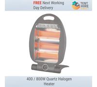 800W Quartz Heater Instant Heat,easy clean and tip-over safety switch Asst Brand [EEK: A+]