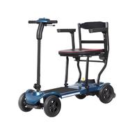 New Small Foldable Four-Wheel Electric Vehicle for Elderly People with All-Terrain Puncture-Proof Tires Four Wheel Suspension for the Elderly, Disableda 6A