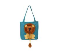 NEW Small Lion Bag Shoulder Bag Diagonal Cross Handbag Small Kind Dog Animal Bags And Ladies' Pet Bags Canvas Cartoon Kid pets lion sling lion-shaped shoulder pouch pets bag, shaped design sli