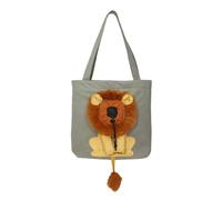 NEW Small Lion Bag Shoulder Bag Diagonal Cross Handbag Small Kind Dog Animal Kid Ladies' Bags Cartoon And Bags Pet Canvas carrier pouch lion body lion-shaped grooming bag, backpack design body