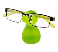 NEW SNOOZLE GLASSES STAND HOLDER SEAT FOR YOUR SPECS GIFT STOCKING FILLER BOXED (GREEN)