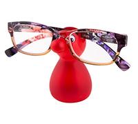 NEW SNOOZLE GLASSES STAND HOLDER SEAT FOR YOUR SPECS GIFT STOCKING FILLER BOXED (RED)
