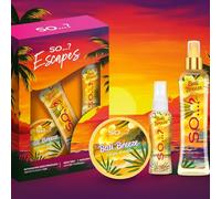 New So Escapes 3-Piece Gift Set - Bali Breeze Fragrance with 200ml & 50ml Body Mist and 50ml Body Butter, Luxurious Pampering Collection Perfect for Gifting or Self-Care -A21