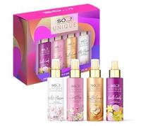 New So…? Unique Women's Mini Body Mist 200Ml | Gift Set 4 X 50Ml | Fresh Long Lasting Body Spray Mist | Mix & Match Your So Unique Scents Mini Body Mist Collection Fresh Scents- A14