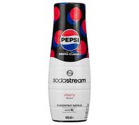 Sodastream Pepsi Cherry Zero Sugars Concentrate for Sparkling Water and Soda Machine | Prepare up to 9 Liters of Pepsi Cherry Zero Sugars in Seconds, 440ml
