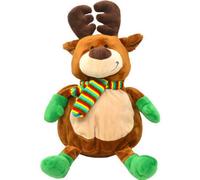 New Soft Plush 33Cm Reindeer Teddy Bear Present Christmas Kids Cuddly Xmas Gift