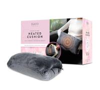 New Soft Plush Fabric Smooth Heating 2-in-1 Soothing Heated Cushion USB Powered with Reversible Zip Feature Therapeutic Back Muscle Pain Relief and Relaxation - A98
