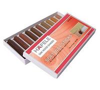 Hafele SML 007.30.133 New Soft Wax Assortment Wood Filler Sticks Pack of 10 Oak Shades