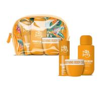 New Sol Beauty 3pc Mini Bag Gift Set - Indulgent Salted Caramel Body Care Collection with Fragrance Mist, Shower Cream & Body Cream - Ideal Travel Beauty Set & Self Care Gift -A33