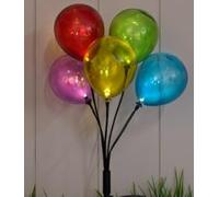 New Solar Cluster Balloon Stake Light, Creating A Lively, Festive Atmosphere, Transforming Your Borders and Pathways into A Magical Scene, Brighten Up Your Garden - 82 x 25cm - R01.