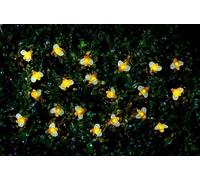 New Solar Powered 30 Insects String Lights with Warm White LED Colour, Rechargeable Battery Included, Add Character & Create an Inviting, Ambient Glow in Your Garden At Night -B01 - Bee