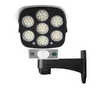 New Solar Wall lamp 77 LED Sensor Security Simulation Camera IP65 Waterproof Light with Three Modes Suitable for Courtyard Lamp