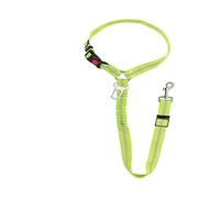 New Solid Two-in-one Dog Harness Leash Pet Car Seat Belt BackSeat Safety Belt Adjustable For Kitten Dogs Collar(Green)