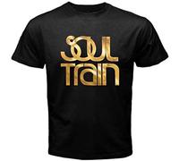 New Soul Train Logo Musical Show Men's T-Shirt Black XL