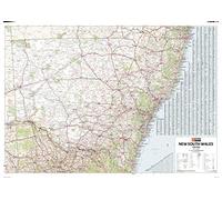 New South Wales State Wall Map - 40" x 28.25" Matte Plastic
