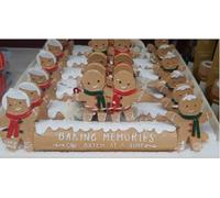 New Sparkly Christmas Gingerbread Ornament With A Glittery Rolling Pin Design that Celebrates the Joy of Holiday Baking, Add Some Sparkle to Your Holiday Kitchen, Perfect For Baker