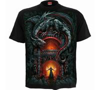 NEW SPIRAL DRAGON'S LAIR T SHIRT/Dragon/Fire/Awakens/Skull/Bike/Tee
