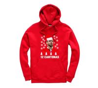 New Spirit Original 12 Cantonas Eric Cantona meme christmas xmas Unisex Funny Kids Hoodie Jumper Red