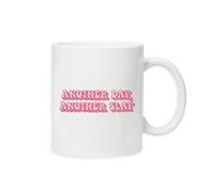 New Spirit Original Another Day Another Slay Pink Text Mug, Drinks Cups, Drinks mats, Tea, Coffee, Cute, Fun, Funny, Aesthetic, Household, Kitchen, Slay