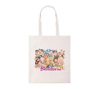 New Spirit Original Benidorm Cartoon tote bag cotton shopper shopping reusable bags british comedy iconic cool funny fun joke