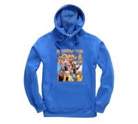 New Spirit Original Benidorm montage, holiday travel meme novelty iconic Jumper Unisex Funny Adults Hoodie Jumper Royal Blue