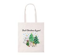 New Spirit Original Best Christmas by par! Xmas festive golf golfer golfing meme novelty tote bag cotton shopper shopping bag reusable
