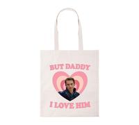 New Spirit Original But I love him, Jonathan Bailey novelty meme iconic icon trendy cool tote bag cotton shopper shopping bags reusable
