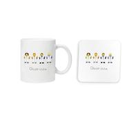 New Spirit Original Chick-itita meme novelty happy easter chickens cute cool bunny egg iconic mug and coaster drinking set tea and coffee set cute mug and coaster aesthetic fun funny pretty