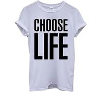 New Spirit Original Choose Life Unisex T-Shirt Novelty Men Women Nerd Funny Geek White