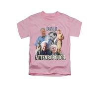 New Spirit Original David Attenborough Tee T-Shirt Funny Unisex T Shirt Top Baby Pink