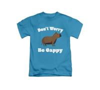 New Spirit Original Don't Worry be cappy Capybara Tee T-Shirt Funny Unisex T Shirt Top Sapphire