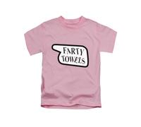 New Spirit Original Farty Towels Fawlty Tee T-Shirt Funny Unisex T Shirt Top Baby Pink