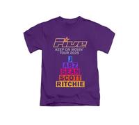 New Spirit Original Five, Keep on Movin Tee T-Shirt Funny Unisex T Shirt Top Purple