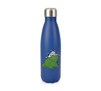 New Spirit Original Frog with cowboy hat screw top lid stainless steel water bottle drinks cup refill bottle girly cute fun aetshetic trendy animals animal (Navy)