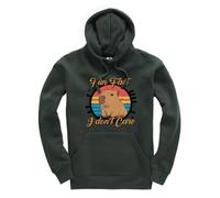 New Spirit Original Fun fact I don't care capybara animal Unisex Funny Kids Hoodie Jumper Forest Green