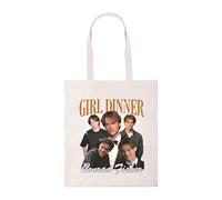 New Spirit Original Girl Dinner, Conrad Fisher, Fsher brothers TSITP, novelty cute tote bag cotton shopper shopping bag reusable bags
