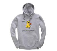 New Spirit Original Got any grapes duck meme duck song Unisex Funny Kids Hoodie Jumper Heather Grey