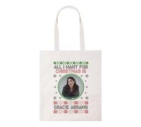New Spirit Original gracie abrams christmas tote bag cotton shopper shopping bags reusable xmas festive novelty santa winter pop cute cool