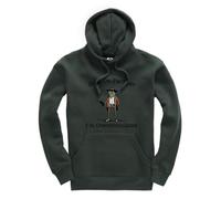 New Spirit Original Hold on partner I'm overstimulated meme novelty graphic joke funny Jumper Unisex Funny Adults Hoodie Jumper Forest Green