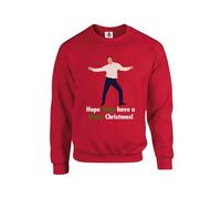 New Spirit Original Hope hugh have a grant christmas xmas festive novelty meme iconic cute cool Unisex Funny Adults Sweatshirt Jumper Red