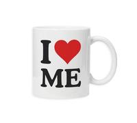 New Spirit Original I Love me red Heart Black Text Mug