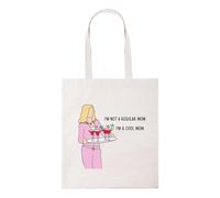 New Spirit Original Illustration, I'm a cool mom meme novelty iconic tote bag cotton shopper shopping bag reusable bags
