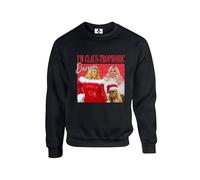 New Spirit Original I'm claus-trophobic Darrn Gemma collins christmas xmas Unisex Funny Adults Sweatshirt Jumper Black